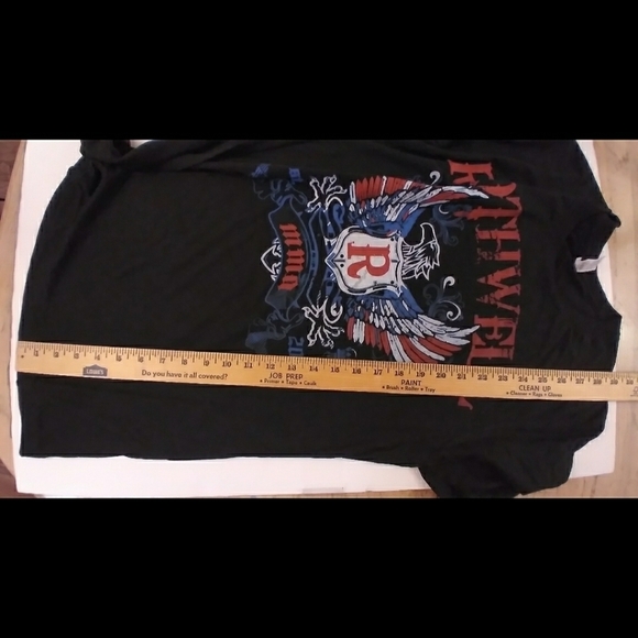 Rothwell MMA men's graphic black tshirt size L - Picture 5 of 7